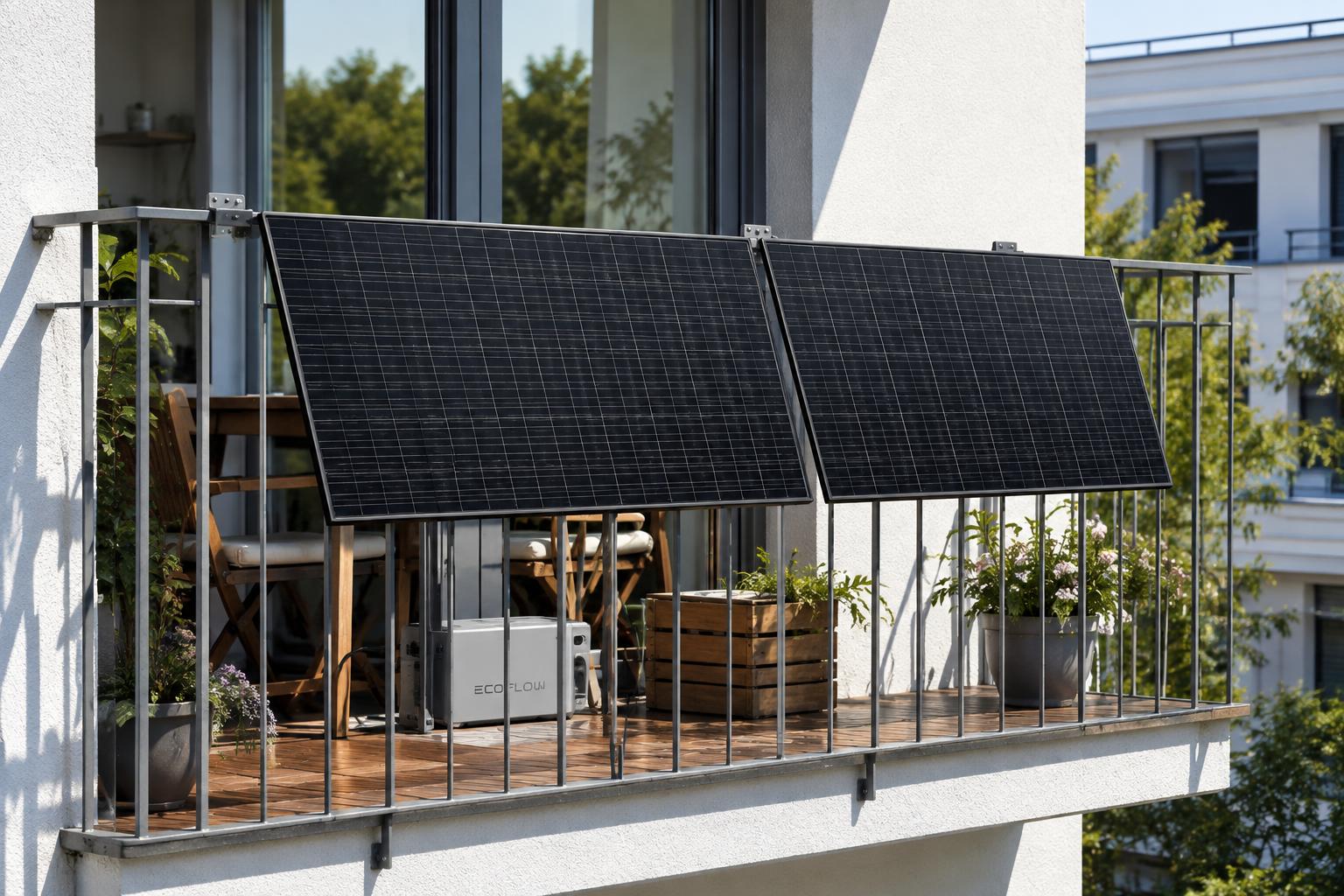panneaux solaires balcon